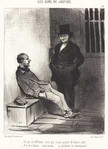 Beni rahatsız eden şey... on iki uçuş!... by Honoré Daumier