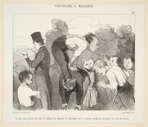 Bu da bize şunu kanıtlıyor, üniversiteden by Honoré Daumier