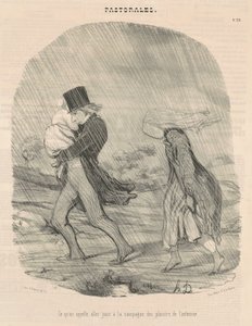 Kırda eğlenmek dediğimiz şey... by Honoré Daumier