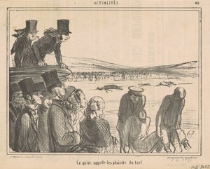 Çim zevkleri dediğimiz şey by Honoré Daumier