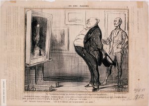 Bu Bons Parisiens- M. Prudhomme atölyeleri ziyaret ediyor ... by Honoré Daumier