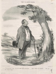 Numaramı oraya kazıdım... by Honoré Daumier