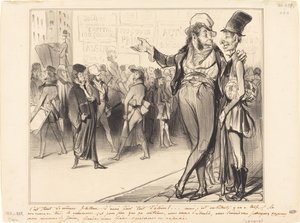 Bu kadar çok öğrenci yapmış olmak aynı gurur verici!... by Honoré Daumier