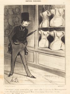 Eşsiz! Dört beden aldım... by Honoré Daumier