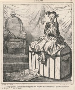Egemenlik nişanını korumakla suçlandı by Honoré Daumier