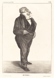 Charles Guillaume Etienne by Honoré Daumier