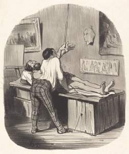 Saint-Gervais bunu nasıl karşıladı... by Honoré Daumier