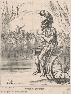 Avrupa konseri by Honoré Daumier