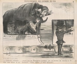 Şoför ... kuryelerinizi almıştım ... by Honoré Daumier