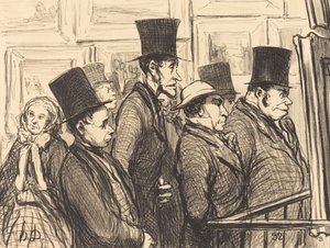 Cristi... İyi pişmiş bir sığır eti var!... by Honoré Daumier