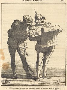 Belli ki yapamayız... by Honoré Daumier