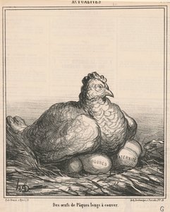 Uzun Kuluçkalık Paskalya Yumurtaları by Honoré Daumier
