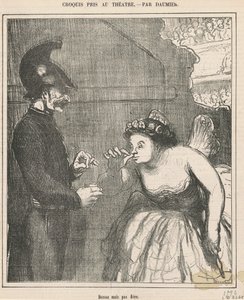 Tanrıça ama gururlu değil by Honoré Daumier