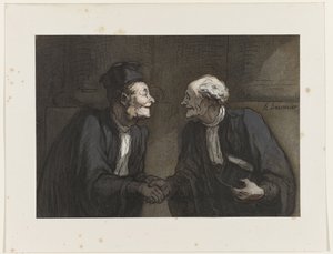 İki avukat: el sıkışma İki avukat: el sıkışma. by Honoré Daumier