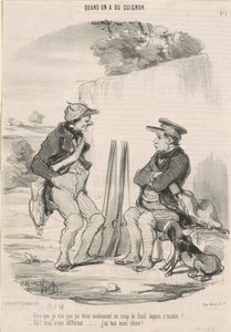 Ateş edemediğimi söylemek için... by Honoré Daumier