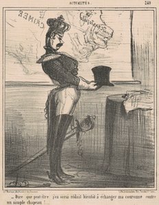 Belki de buna indirgeneceğimi söylemek için... by Honoré Daumier