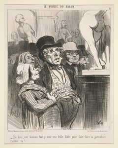 Öyle söyle, hayır by Honoré Daumier