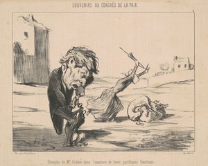 Müritler de M. Cobden by Honoré Daumier