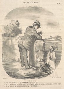 Söyle bana, belediye başkanı değil... Komünistler, nedir bu? by Honoré Daumier