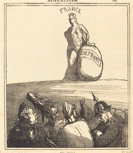 Zaten aldı! by Honoré Daumier