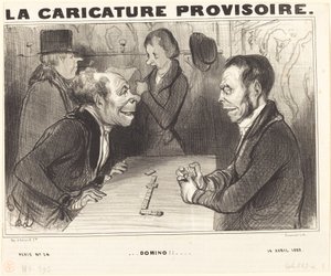 Domino!! by Honoré Daumier
