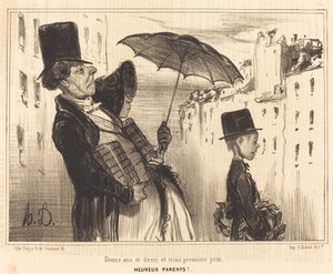 On iki buçuk üç birincilik ödülü by Honoré Daumier