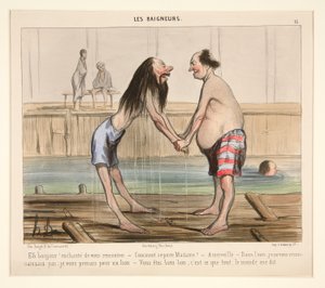 Hey merhaba! Tanıştığımıza memnun oldum by Honoré Daumier
