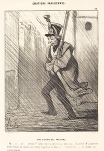 Paris Duyguları: Grupların Kurbanı by Honoré Daumier