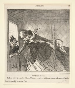 Trende: Madam zili çaldı by Honoré Daumier