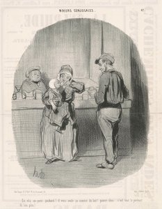 İşte küçük bir patlıcan! by Honoré Daumier