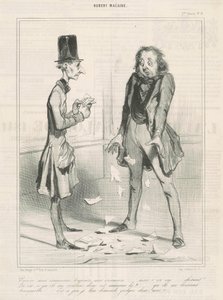Hala alacaklılarım, her zaman... by Honoré Daumier