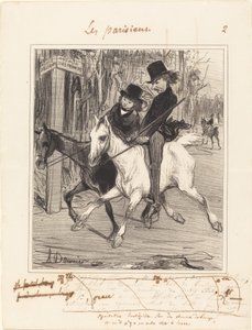 dükkâncı sürme by Honoré Daumier