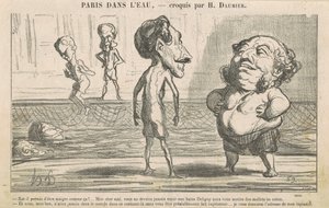 Böyle sıska olmaya izin var mı! ... by Honoré Daumier