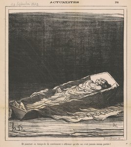 Ve bu süre boyunca, daha önce hiç bu kadar iyi olmadığını doğrulamaya devam ediyorlar! by Honoré Daumier