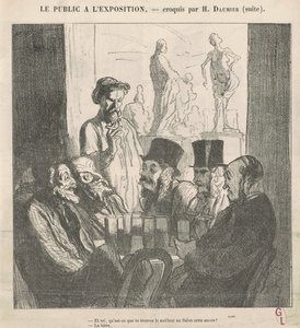 Ve sen, neyi daha iyi buluyorsun... by Honoré Daumier