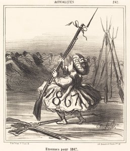 1867 için Noel hediyeleri by Honoré Daumier