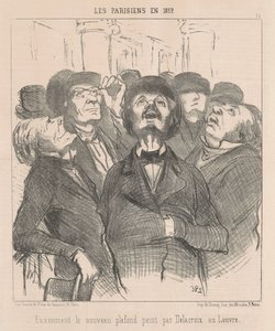 Yeni tavan inceleniyor... by Honoré Daumier