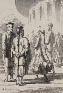 Dünya Fuarı: en Çinli olan. by Honoré Daumier