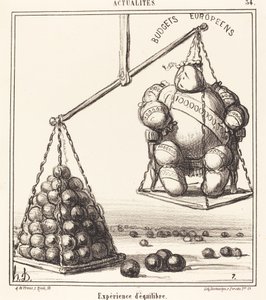Denge deneyimi by Honoré Daumier