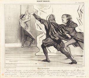 dramatik saçmalık by Honoré Daumier