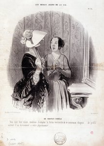 Moda karikatür. “Hayatın Güzel Günleri” dizisi: “” Bir Pamela şapkası...”” 4 Kasım