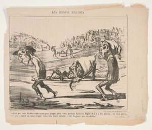 Böyle üzülmemelisin zavallım by Honoré Daumier