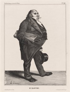 felix barthe by Honoré Daumier