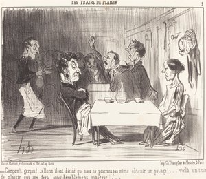 Oğlum!... oğlum!... hadi karar verildi... by Honoré Daumier