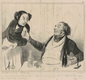 Oğlum, bu nedir? by Honoré Daumier