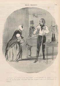Koca Dilenci git! seni orada görmek isterim by Honoré Daumier