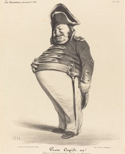 Büyük Aşk Tanrısı, git! by Honoré Daumier
