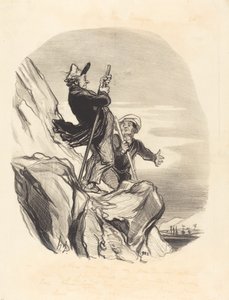 Rehber, gidelim... cennet adına... by Honoré Daumier
