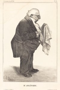 harried baba by Honoré Daumier