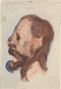 Bir Adamın Başı by Honoré Daumier